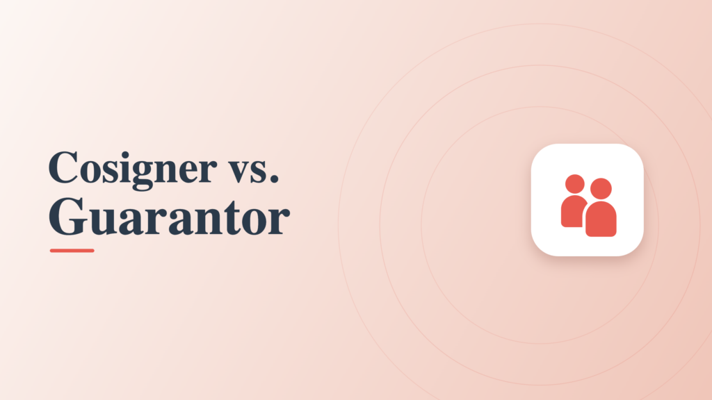 Cosigner vs guarantor difference on a Canadian mortgage